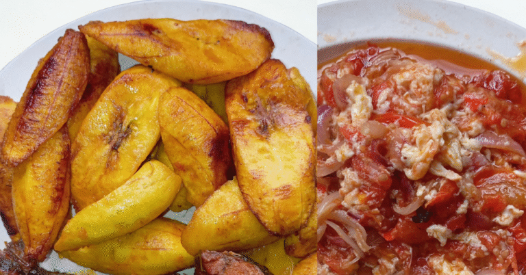 Plantain- and-egg-sauce