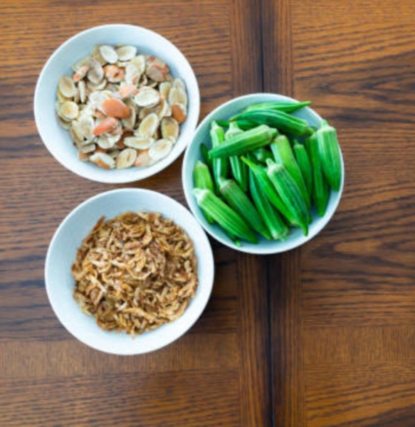 Ingredients - for-cooking-ogbono-and-okra-soup