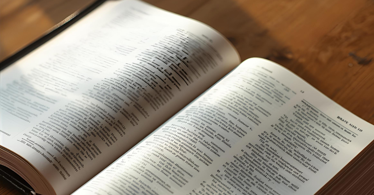 A bible assuring us of the grace of God