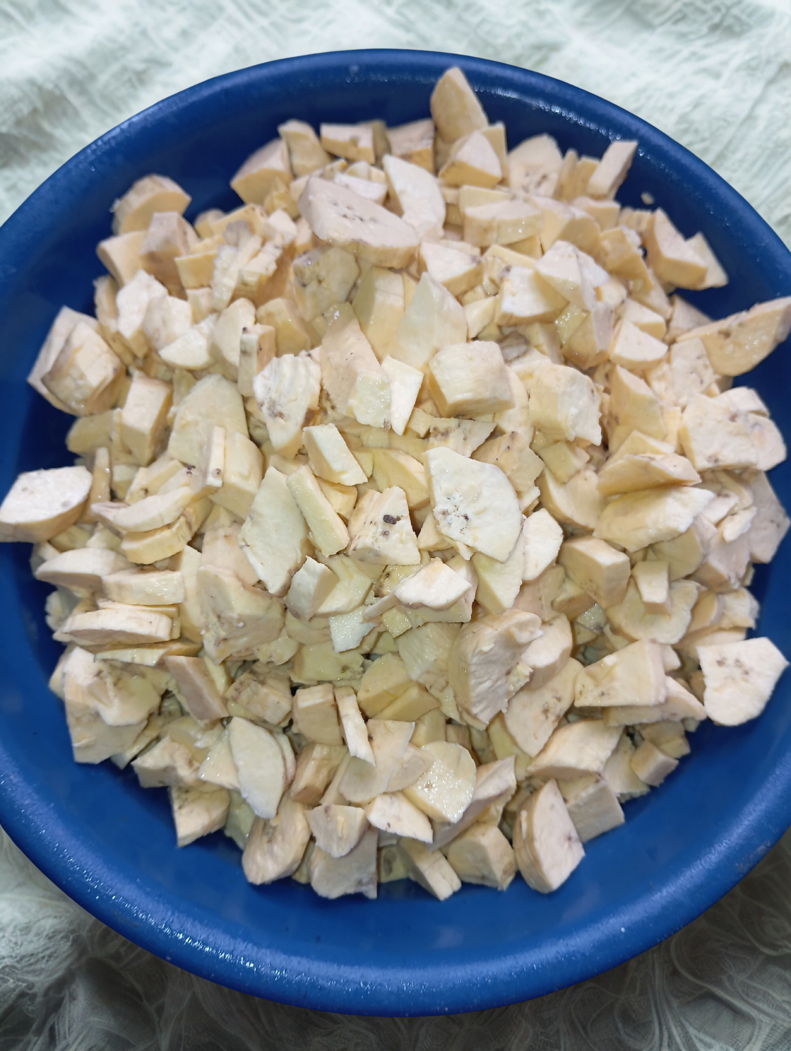 Sliced- unripe- plantain