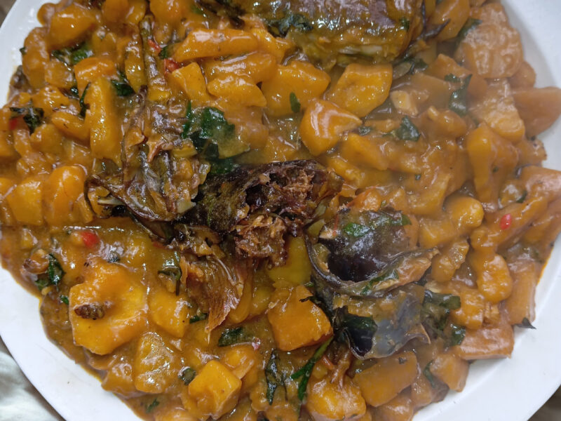 Picture-of-unripe- plantain- porridge