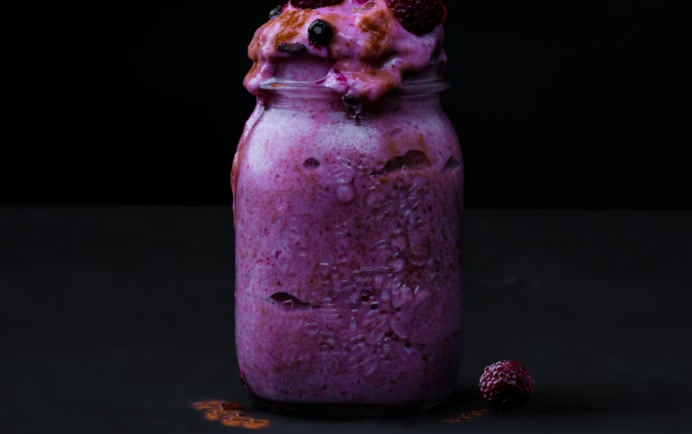 Banana ice cream made from frozen bananas, a low calorie healthy dessert you can enjoy guilt free