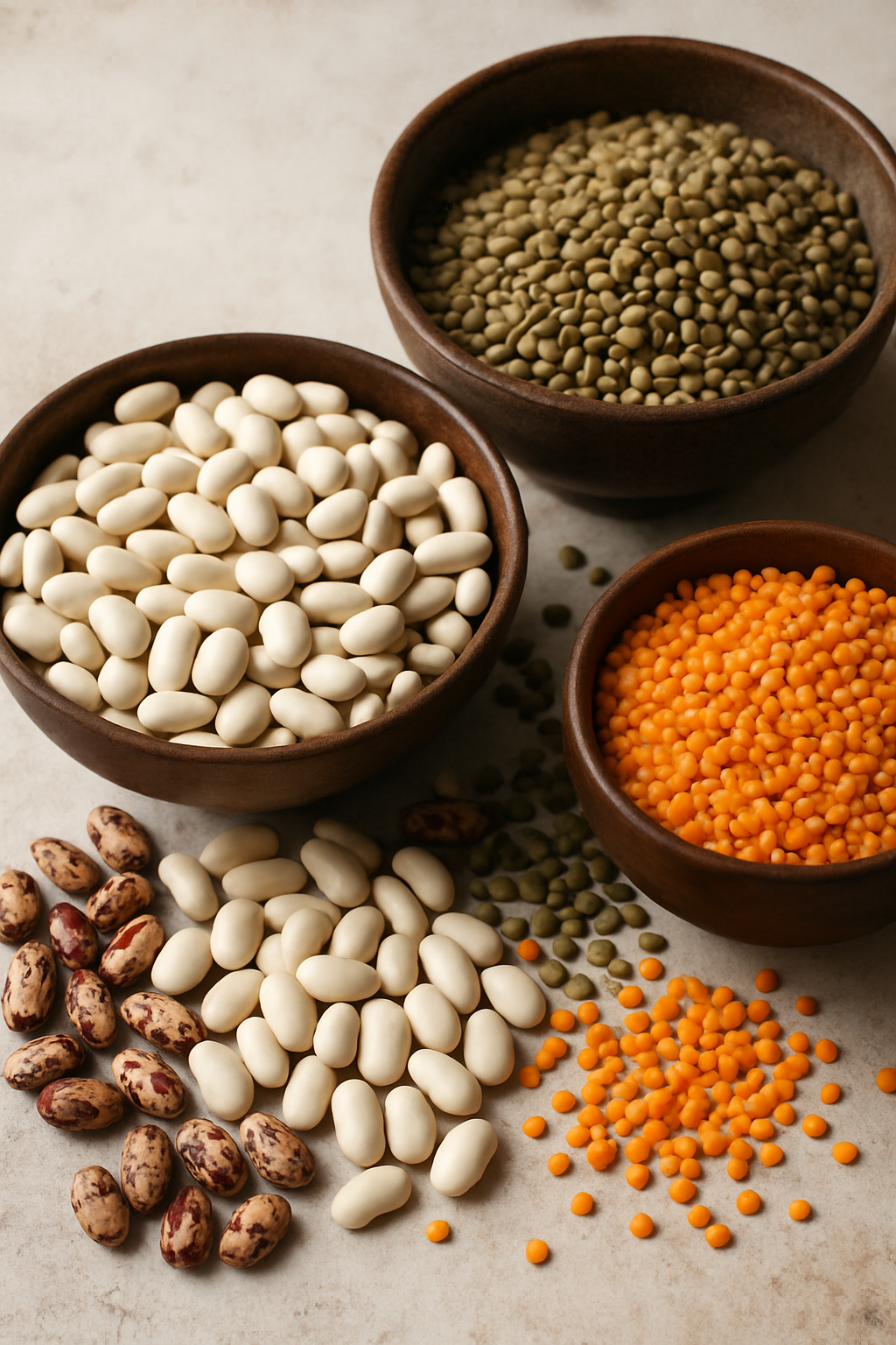 Beans and lentils