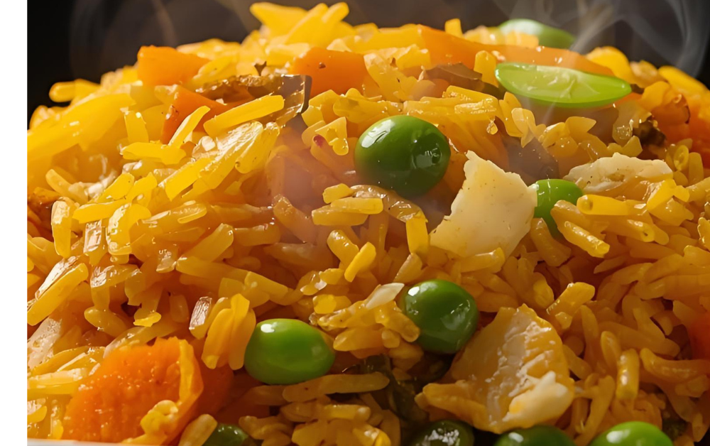 : Vegetable-fried-rice-prepared-without-protein-a-simple-low-budget-Nigerian-meal.