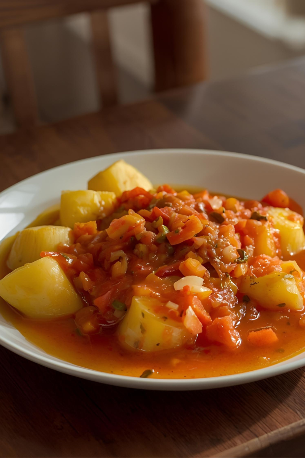 a- plate- of- boiled-yam-and-sauce