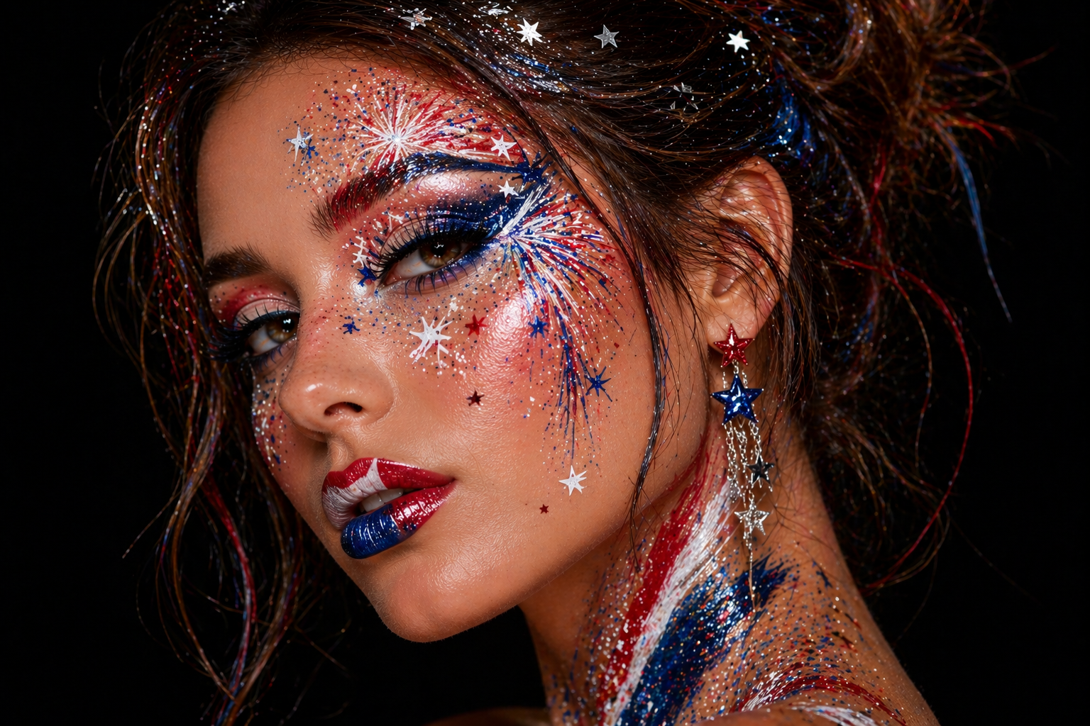 25 4th of july makeup ideas for a stunning look