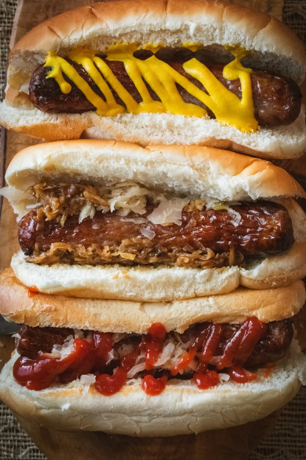 grilled hot dogs served for 4th of July party food