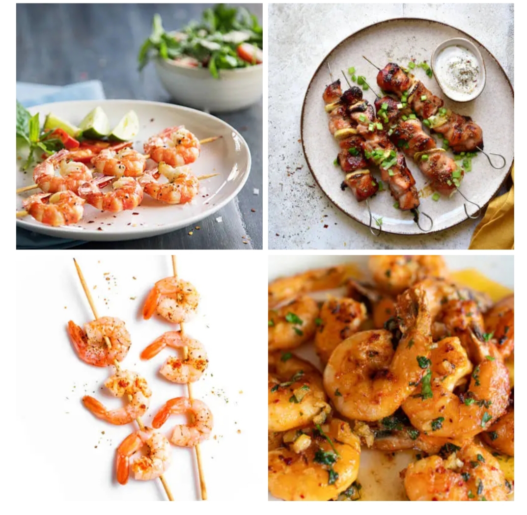 grilled shrimp skewers for summer 4th of July food ideas