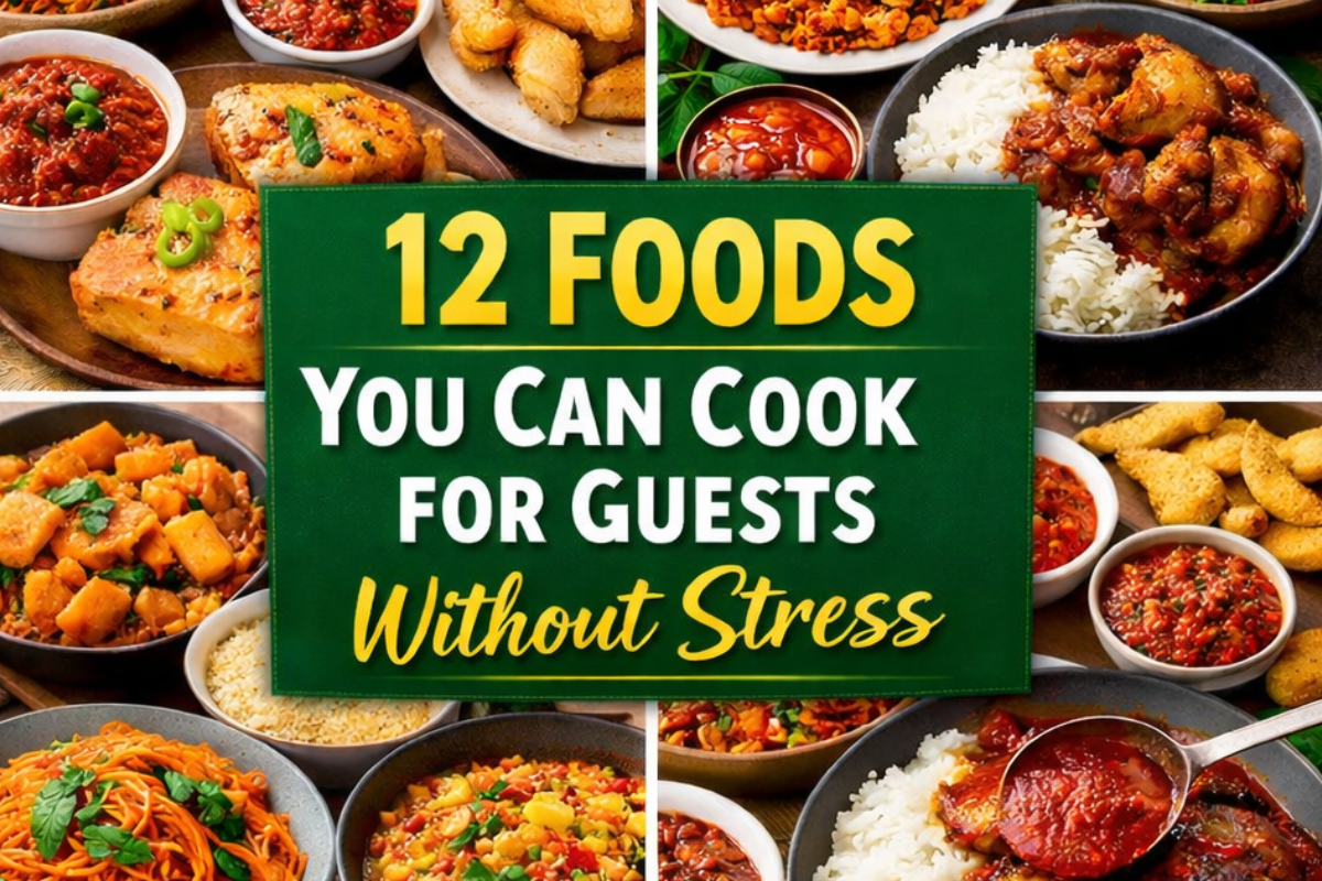 12 foods you can cook for guests without stress in nigeria