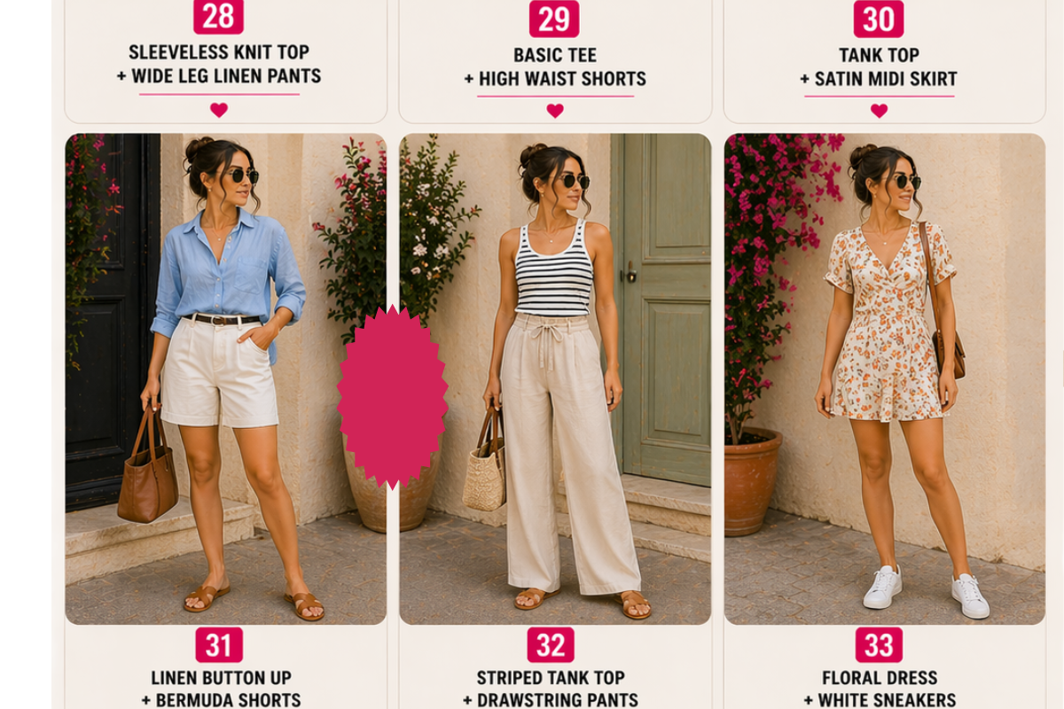 50 Simple & Classy Summer Outfit Ideas for women