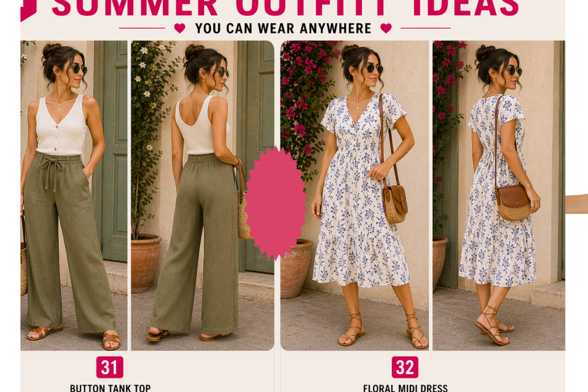 50 Simple & Classy Summer Outfit Ideas for women