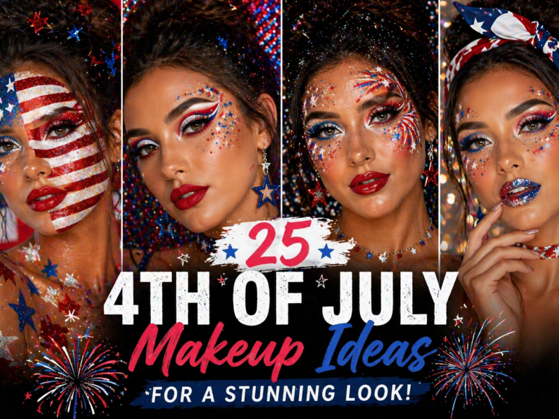 25 4th of July makeup ideas for a stunning look