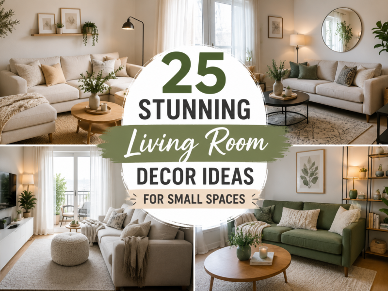 25 stunning living room decor ideas for small spaces