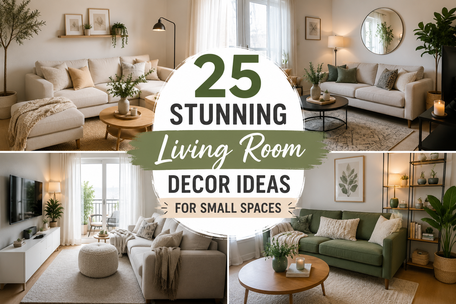 25 stunning living room decor ideas for small spaces