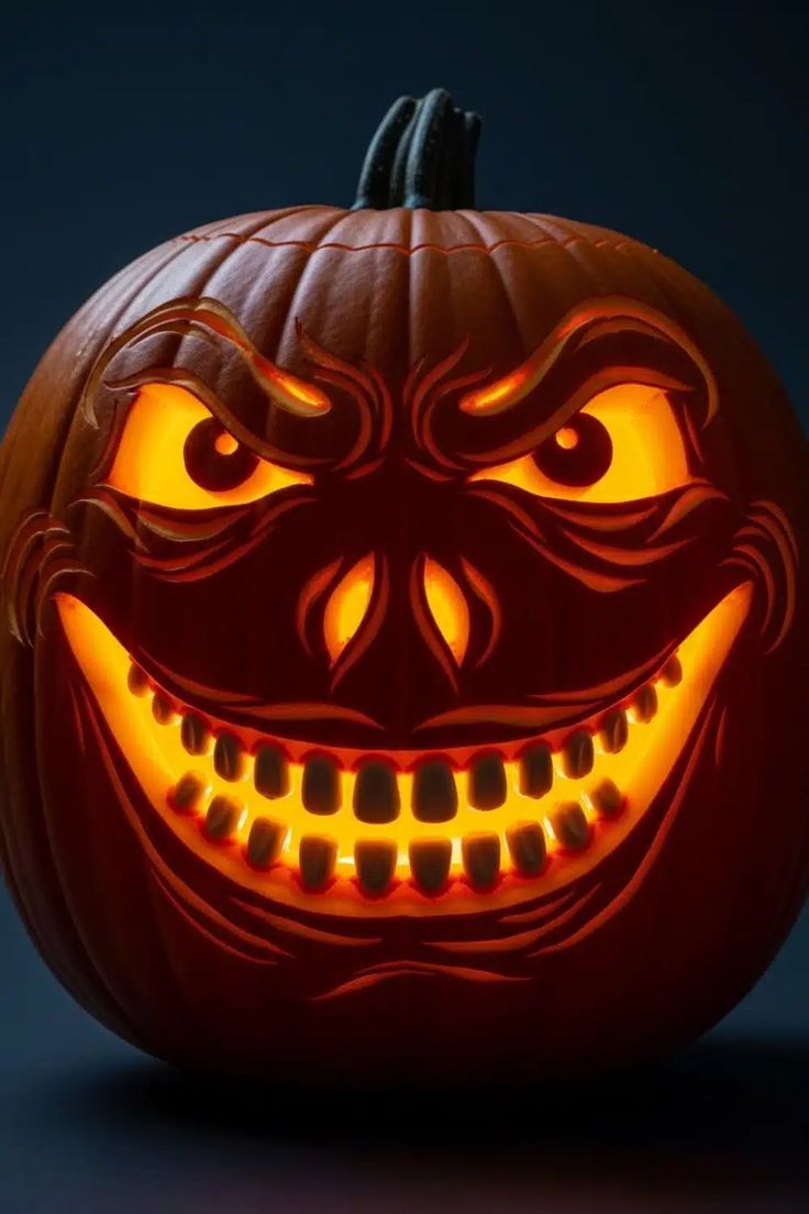 Halloween pumpkin carving 