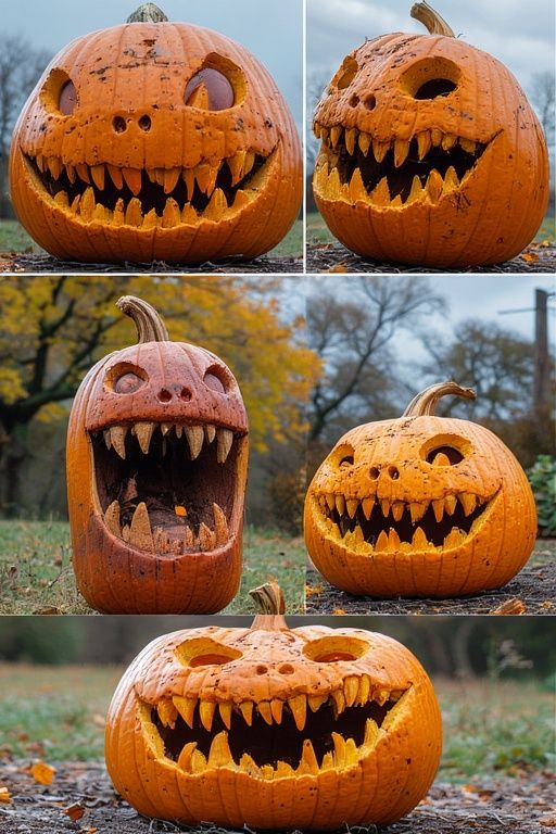 Halloween pumpkin carving 
