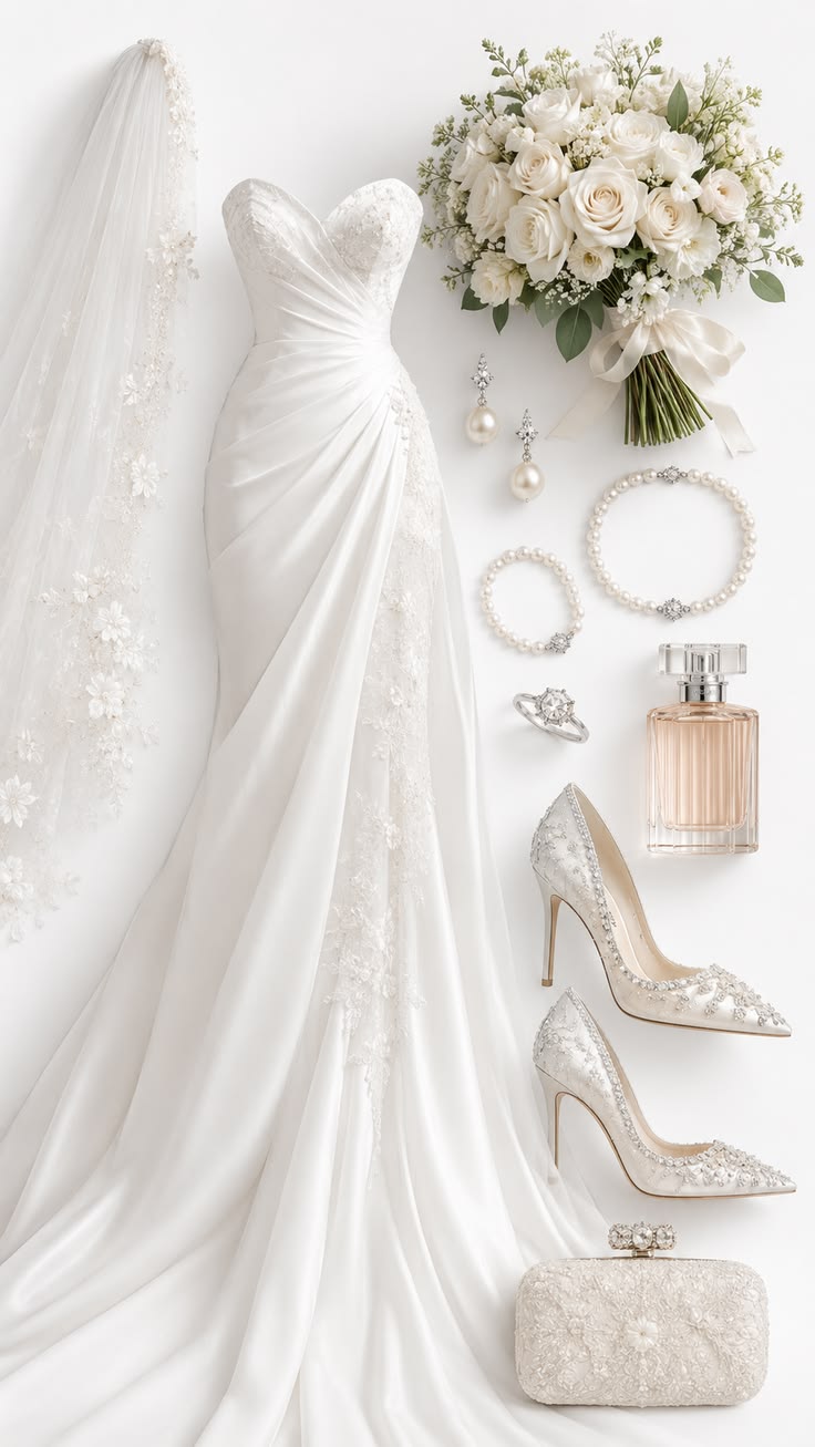 Wedding morning preparations 