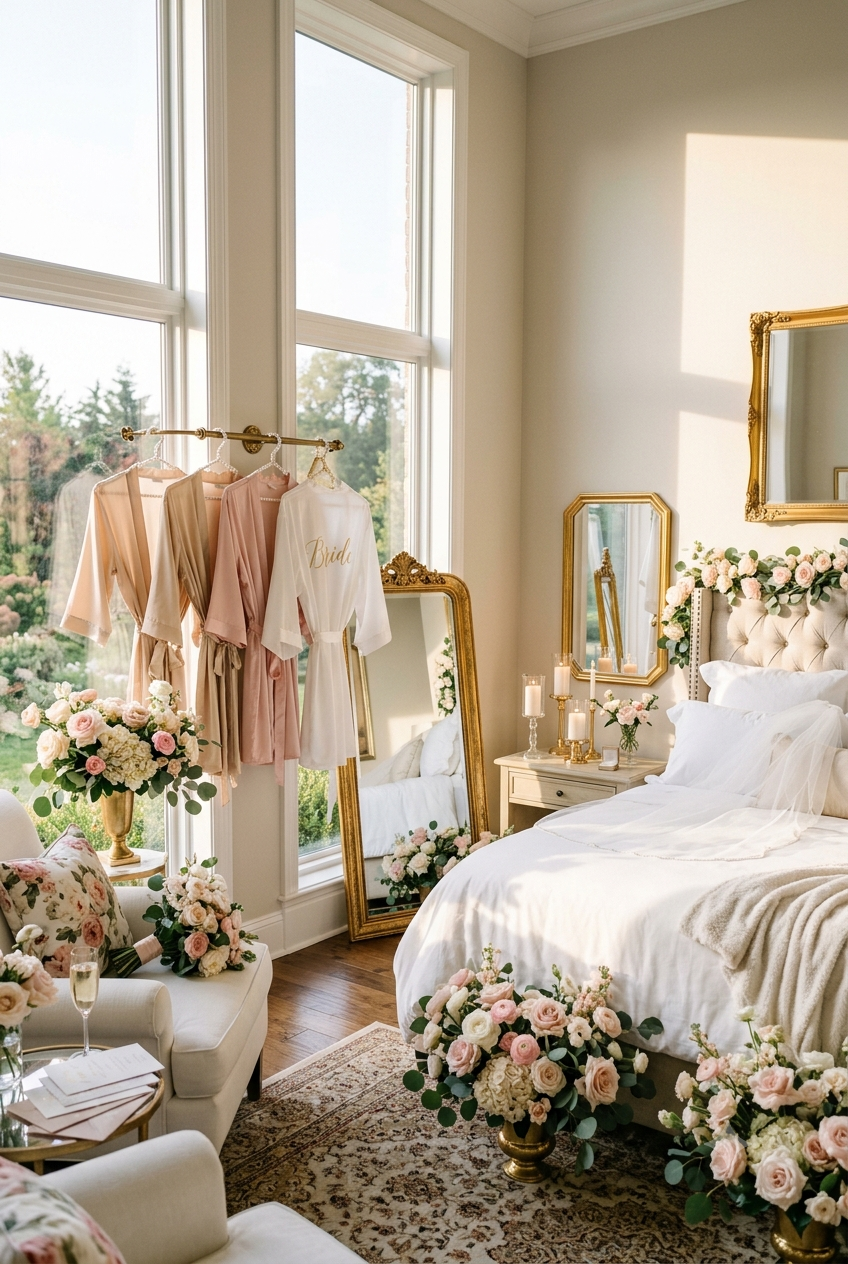 Wedding morning preparation ideas