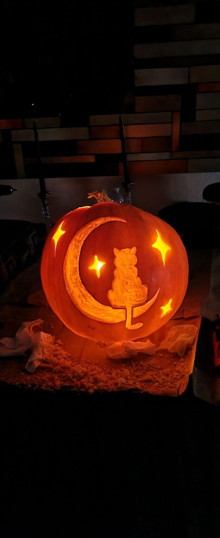 Halloween pumpkin carving 
