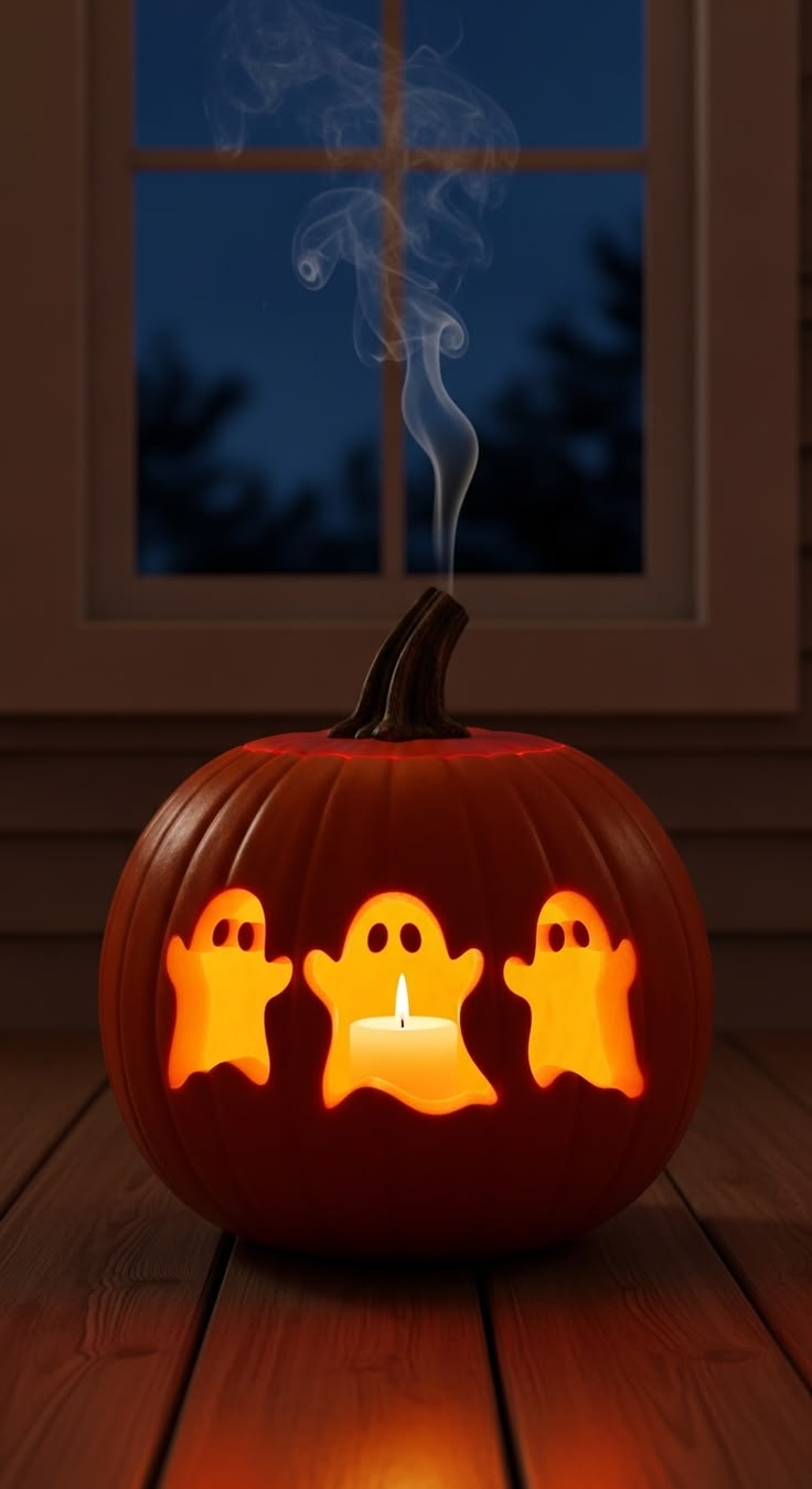 Halloween pumpkin carving 