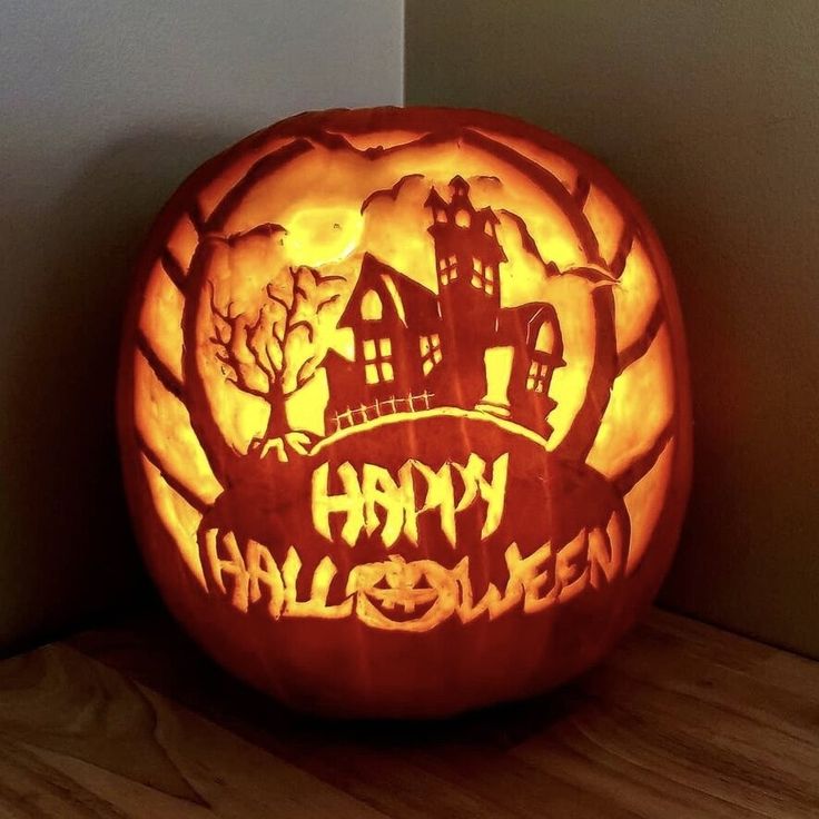 Halloween pumpkin carving 