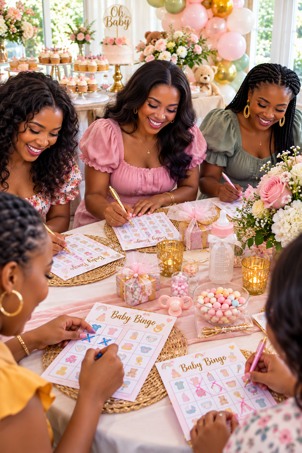Baby bingo game for baby shower games 
