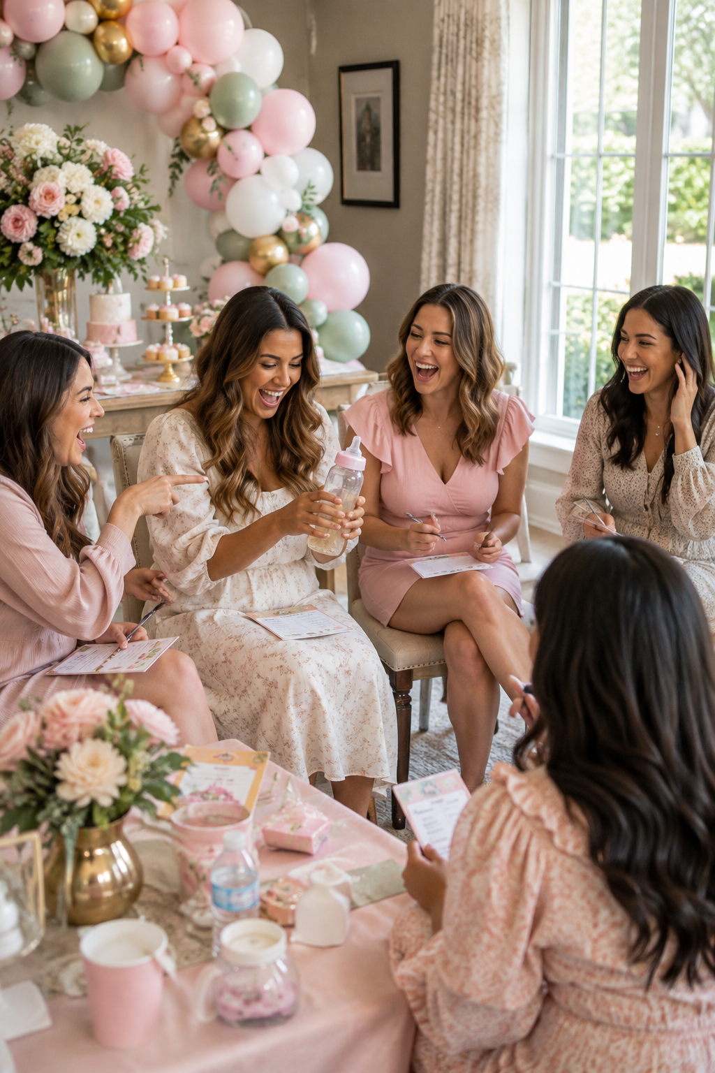 Baby bottle game  for baby shower games 