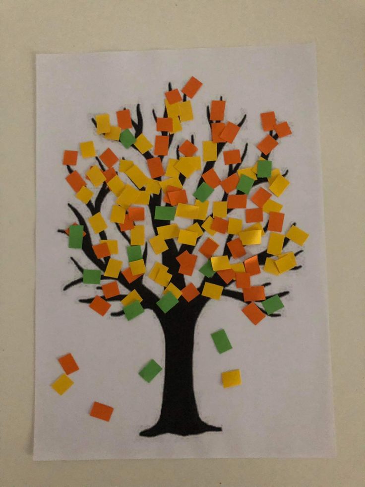 Fall kindergarten crafts