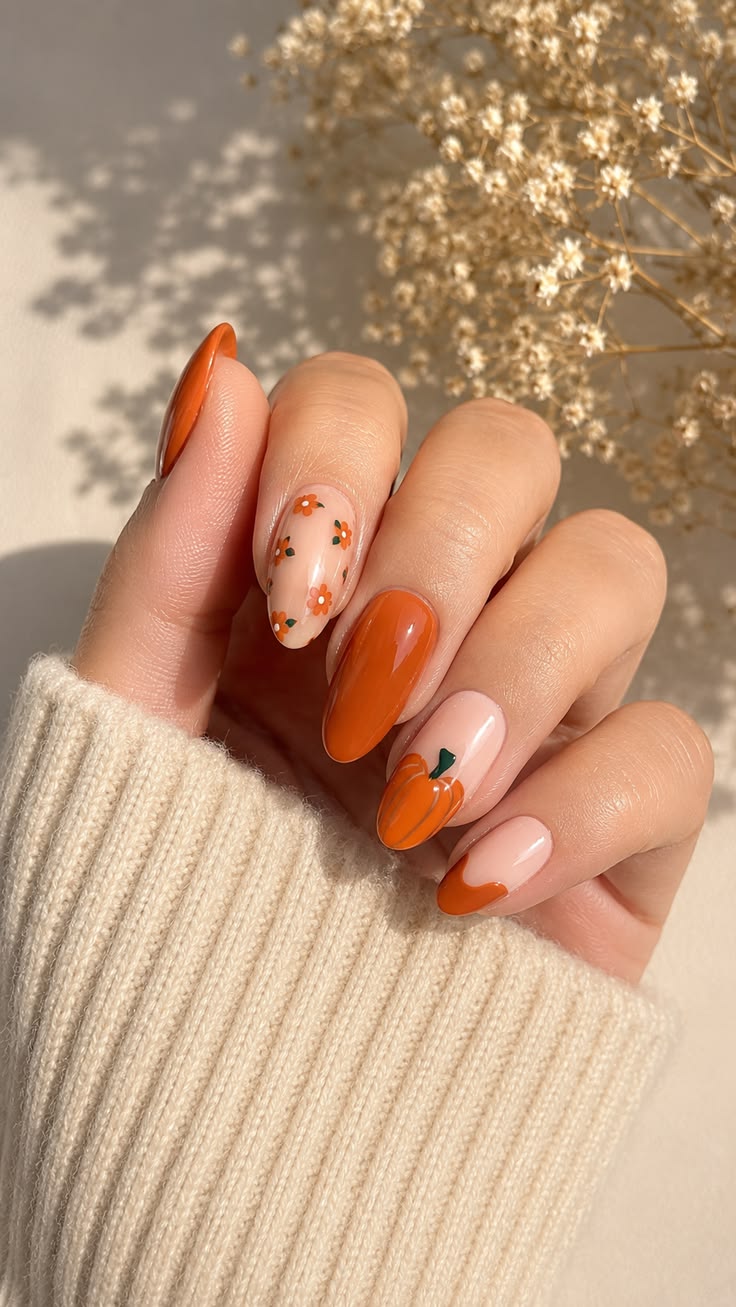 Halloween nails 