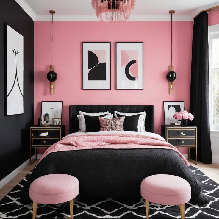 Black accent wall ideas