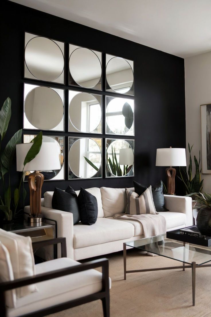 Black accent wall ideas