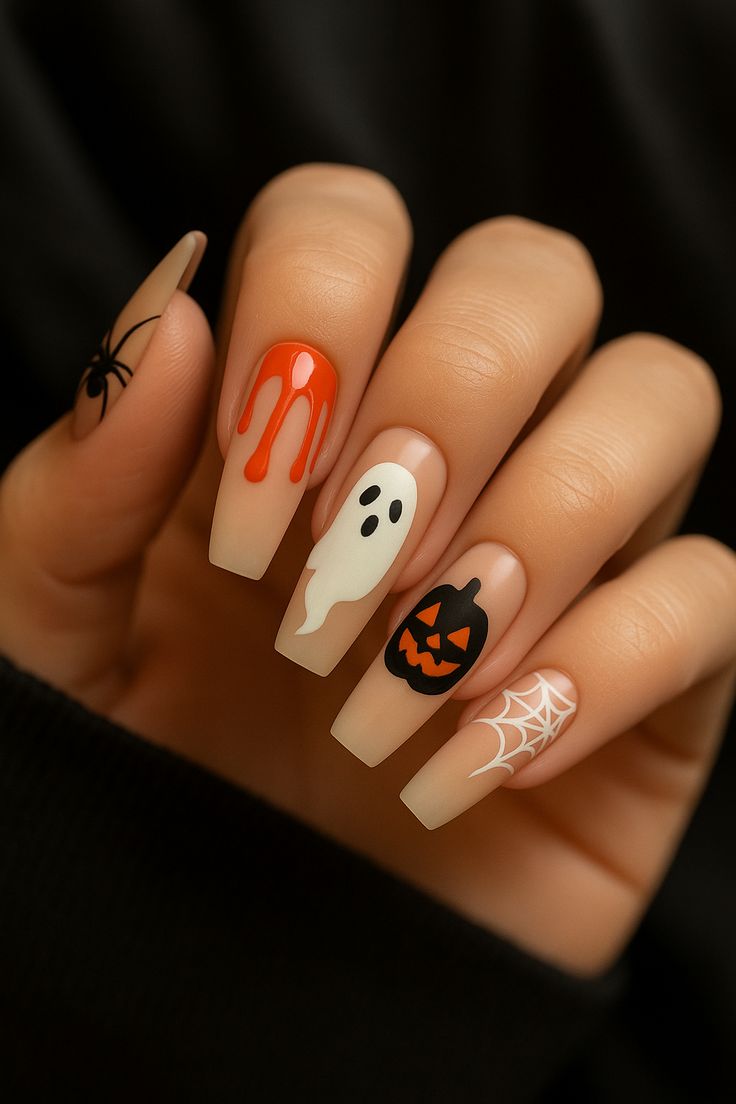 Halloween nails 