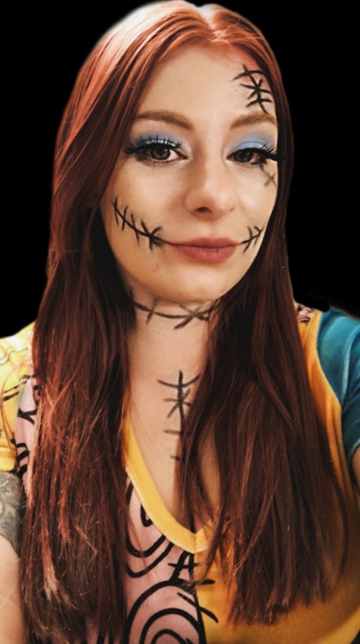 Sally Nightmare Before Christmas Makeup