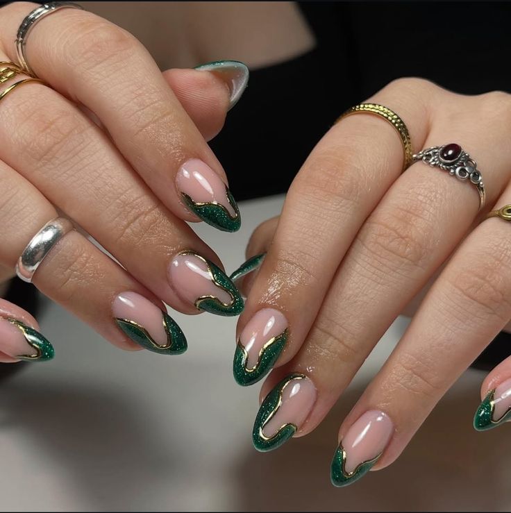 Thanksgiving Wedding Nails 