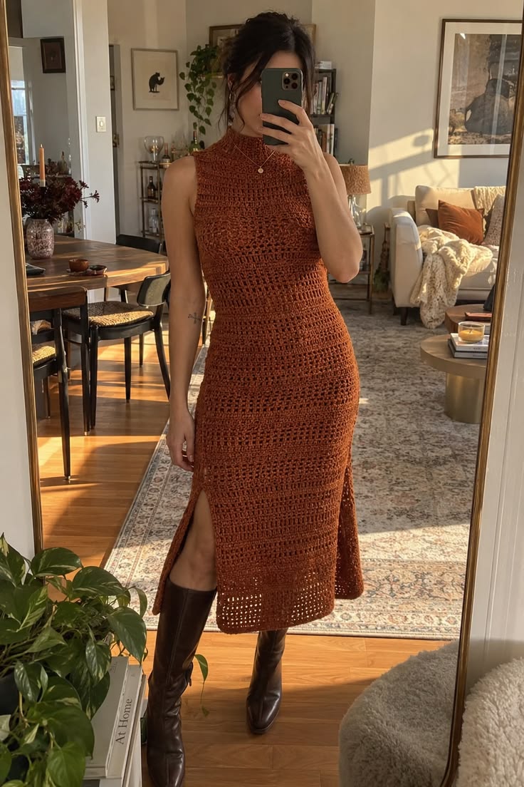 Chic Black-and-Orange Looks