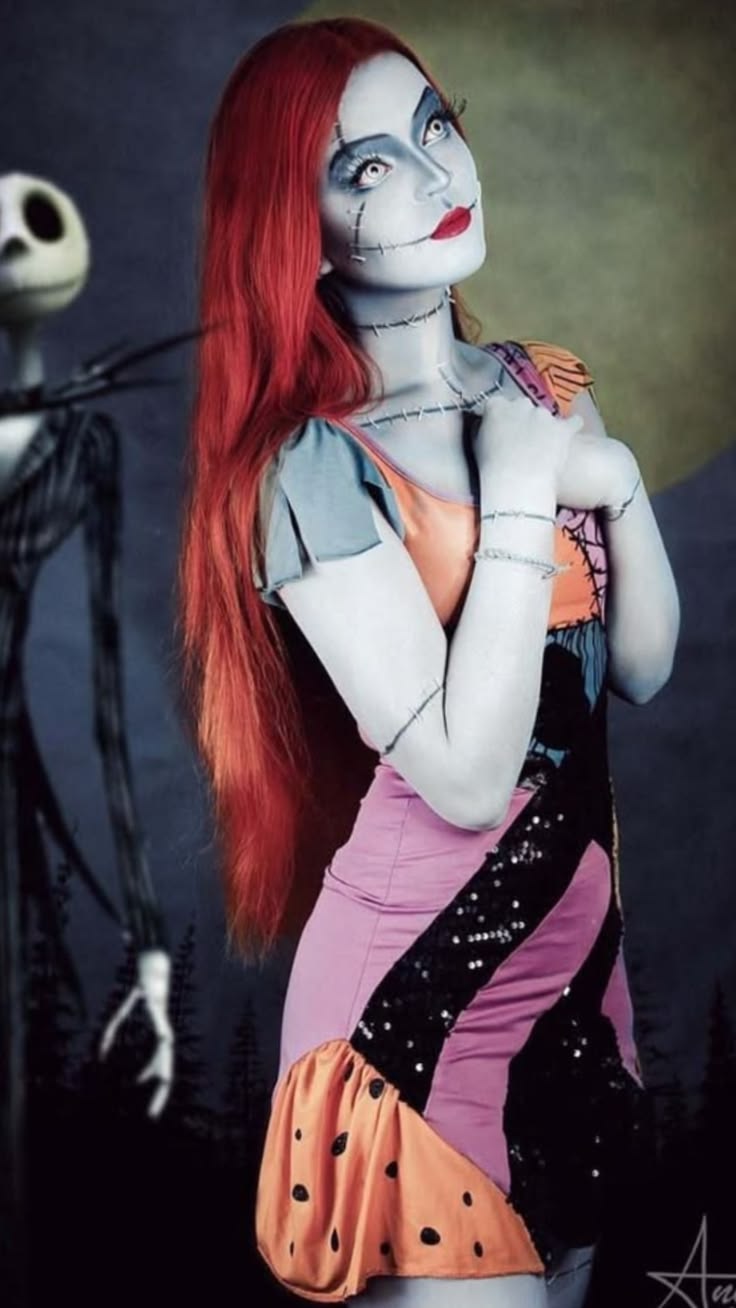Sally Nightmare Before Christmas Makeup
