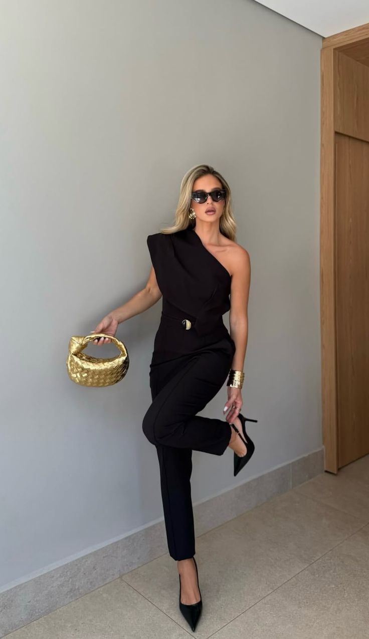 Chic Black-and-Orange Looks