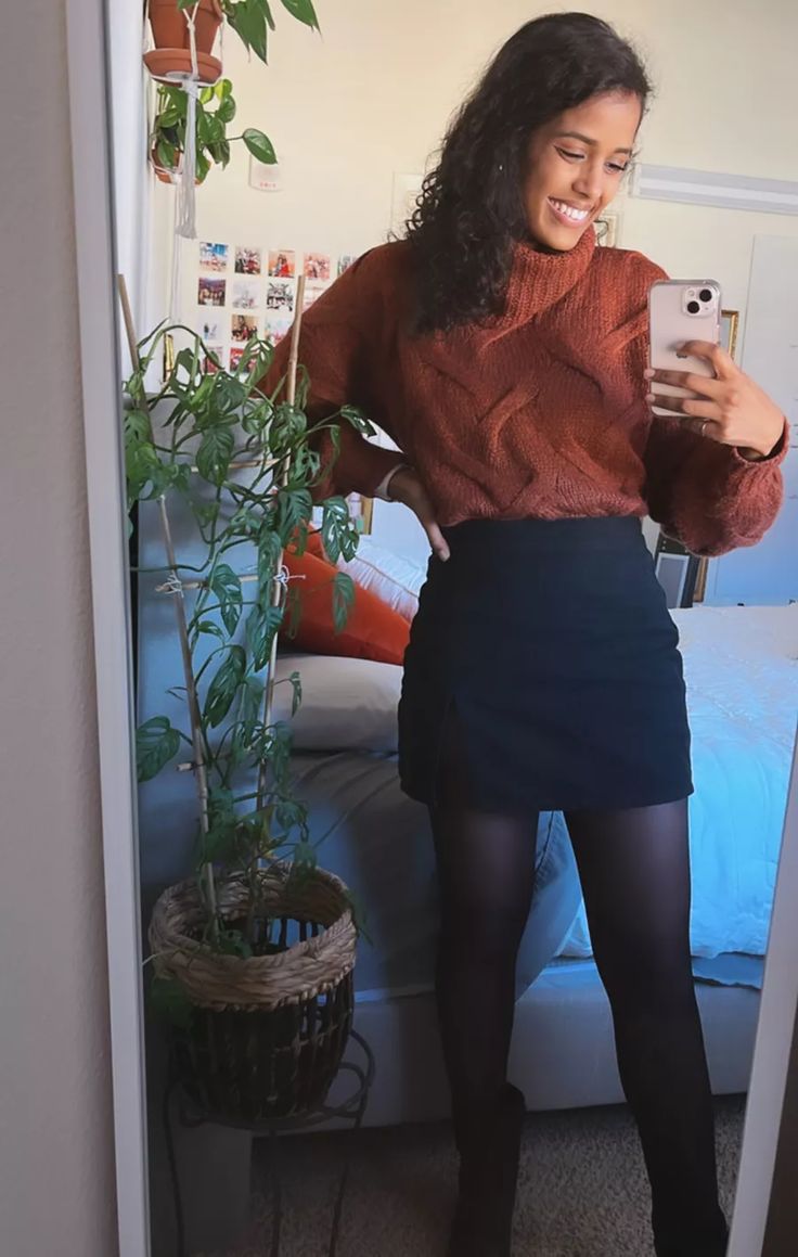 Chic Black-and-Orange Looks