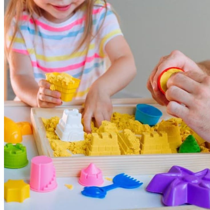kinetic sand sensory bin ideas
