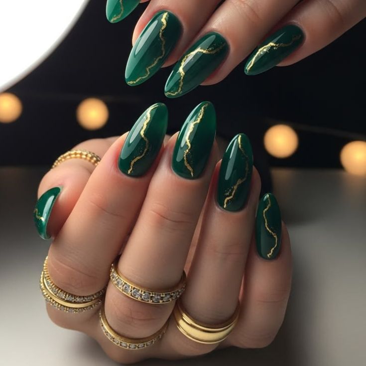Thanksgiving Wedding Nails 