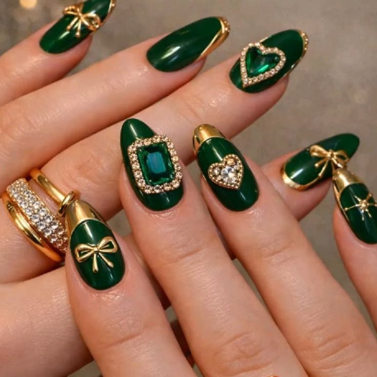 Thanksgiving Wedding Nails 
