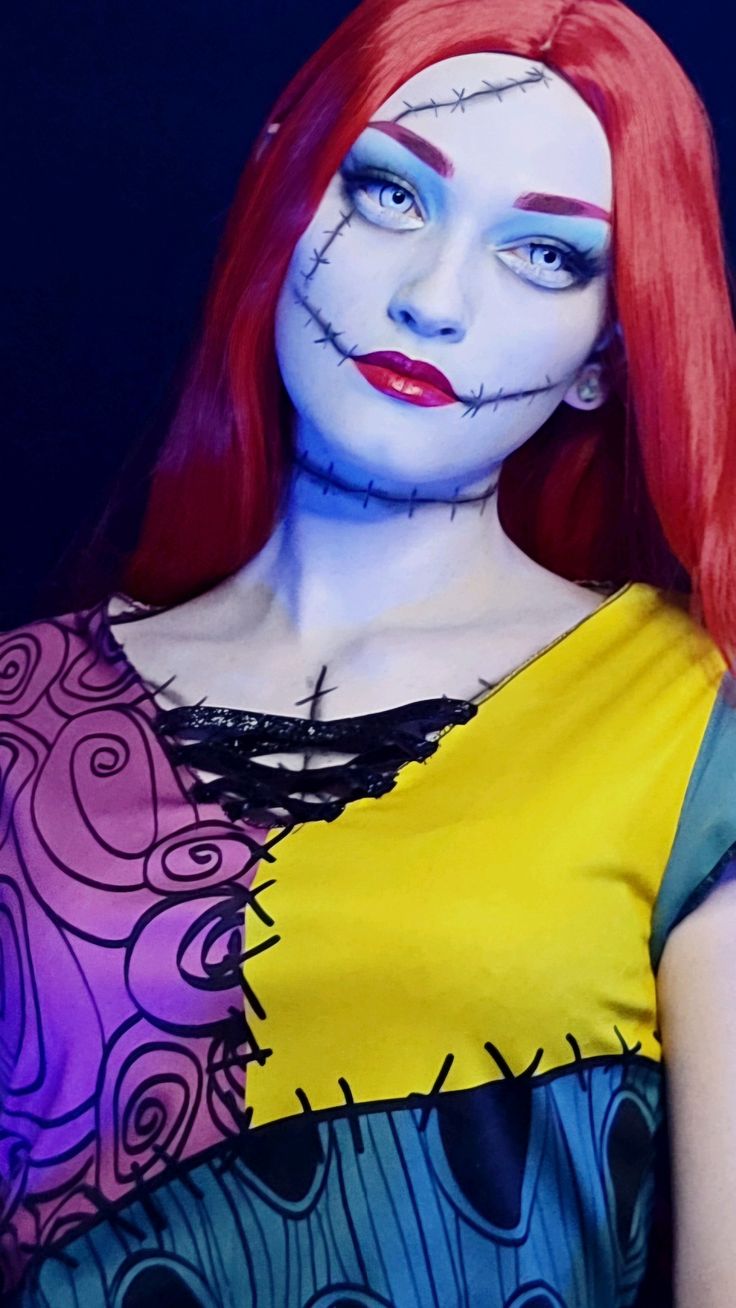 Sally Nightmare Before Christmas Makeup