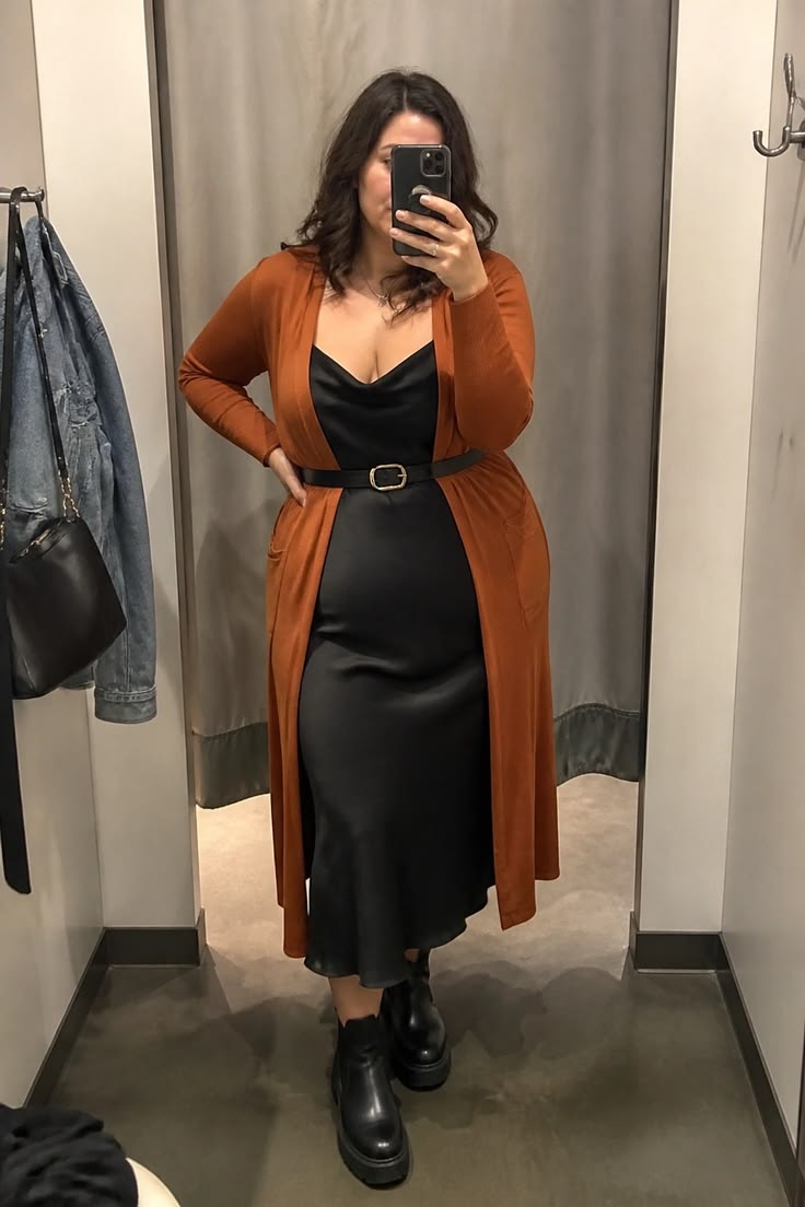 Chic Black-and-Orange Looks